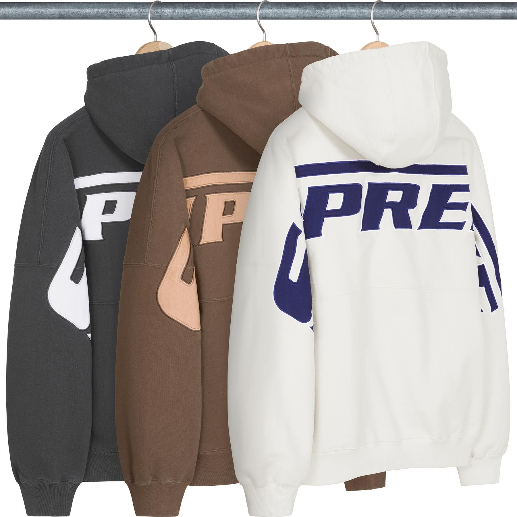 Wrapped Half Zip Hooded Sweatshirt